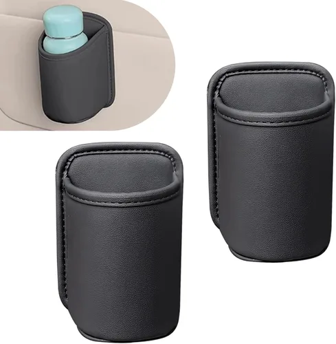 Miniatura 8 de Shakas Portavasos grande para puerta de automóvil, bolsa de almacenamiento multifuncional, papelera para bebidas, taza de agua, teléfono móvil