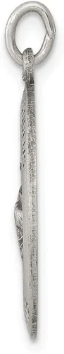 Miniatura 2 de Medalla antigua de San Judas Tadeo de plata de ley 0984in 0787in estilo QC5692