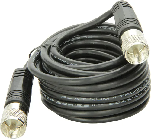Miniatura 5 de Cobra Radio CB inalámbrica para todo camino 75 + cable coaxial RG-58A/U de 18 pies con conectores Pl-259
