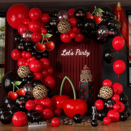 Miniatura 8 de Kit de Arco de Guirnalda de Globos de Vaquero Occidental de 170 Piezas, Globos de Confeti Negro y Marrón con Estampado de Vaca para Granja