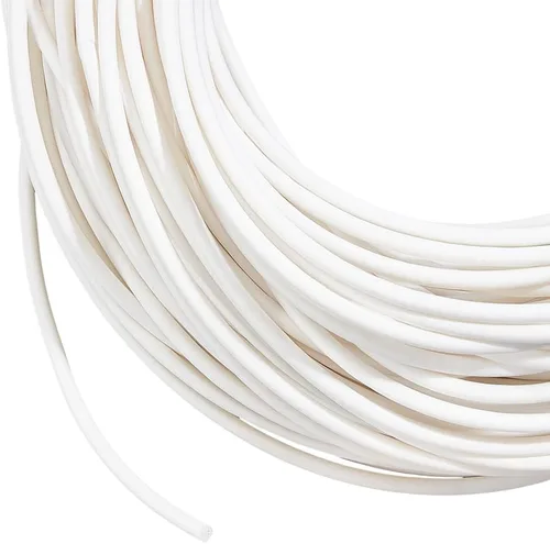 Miniatura 7 de BENECREAT 32.81 yardas de PVC Welt Cord Piping, 0.197 in blanco poliéster tubería cordón para ganchillo, tejer, tejer o recortar en prendas, cojines