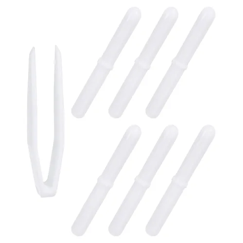 Miniatura 14 de PATIKIL Barra agitadora magnética, 0.315 x 0.118 in, 6 piezas de PTFE magnético, barra mezcladora magnética para vaso de precipitados de fondo