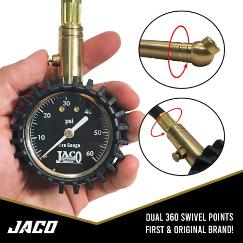 Miniatura 6 de JACO ElitePro, medidor de presión para neumáticos, 60 PSI