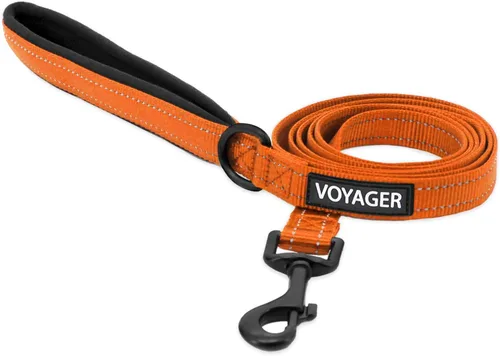 Miniatura 23 de Best Pet Supplies Correa reflectante Voyager para perros con mango de neopreno, para razas pequeñas, medianas y grandes, bonita y resistente