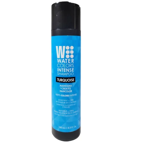 Miniatura 6 de Watercolors by Tressa INTENSE - Champú depositante de color 3 en 1, color de cabello semipermanente, champú para teñir el cabello para cabello Azul