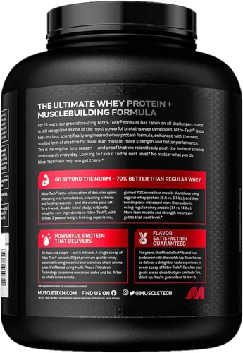 Miniatura 3 de Polvo para musculación MuscleTech Nitro Tech., 1, 1