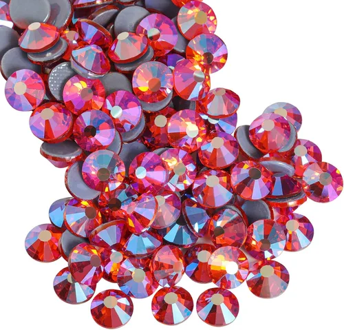 Miniatura 72 de Beadsland Hotfix - 2880 diamantes de imitación de cristal con parte trasera plana para manualidades, ropa, decoraciones de bricolaje, cristal AB