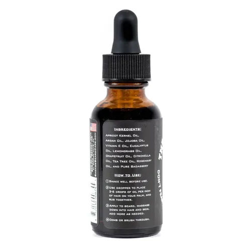 Miniatura 3 de Badass Beard Care Aceite para Barba para Hombres - Aroma The Bushwhacker 1 oz - Ingredientes Completamente Naturales Mantienen la Barba y el Bigote