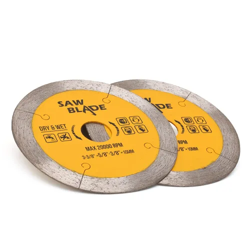 Miniatura 3 de 2 unids/lote 3-3/8 "Super Thin J Slot Diamond Porcelana Tile Cutting Blade