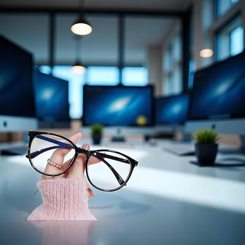 Miniatura 7 de Lentes de luz de plástico azul y negro para mujer, bloqueo de luz azul avanzado, anteojos de lectura para computadora para mujeres y hombres, lentes