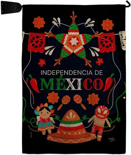 Miniatura 7 de Nacionalidad Independencia De México Bandera de Jardín Nación Regional Internacional Mundo País Área Particular Pequeña Decoración Regalo Patio Casa