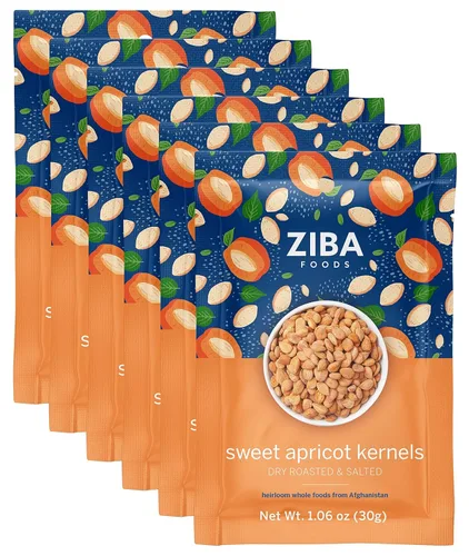 Miniatura 11 de Ziba Foods Semillas de Albaricoque Dulce Cultivadas en la Selva Sin OMG, Vegano, Apto para Whole 30 y Keto, Paleo, Tostadas en Seco Supersemillas