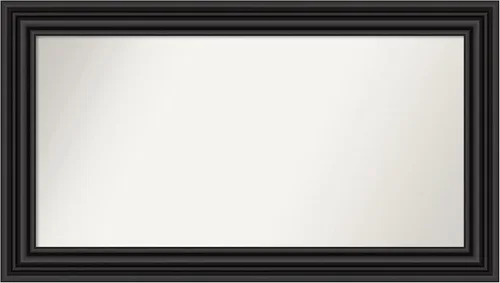 Miniatura 308 de Amanti Art Espejo personalizado, espejo de baño negro puente, espejo de pared o espejo de tocador de baño sobre el fregadero (26 x 26 pulgadas)