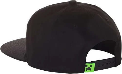 Miniatura 4 de Minecraft Gamer Hat para niños Survival Mode Snapback Cap Cool Kids Hat Negro