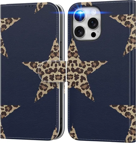 Miniatura 51 de DEENAKIN Funda tipo cartera para iPhone 15 con tarjetero + clip para efectivo, bloqueo RFID, protección contra caídas de grado militar y obras