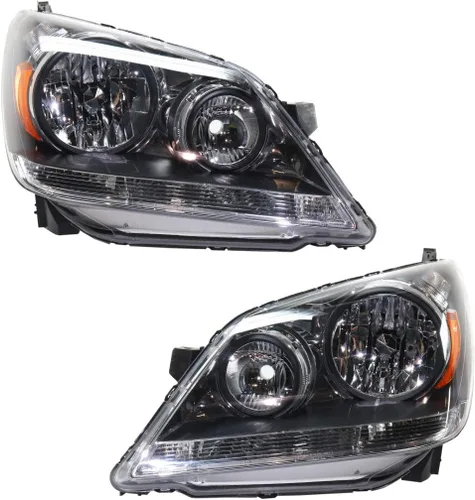 Miniatura 7 de KarParts360: Para Honda Odyssey Faro Asamblea 2005 2006 2007 lado del conductor w/bombillas HO2518108