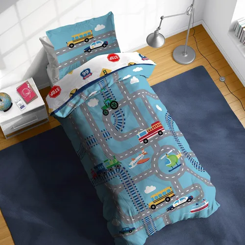 Miniatura 19 de Sunny Side Up - Juego de edredón individual de princesas Disney - 5 piezas de ropa de cama para niños incluye edredón, sábanas y funda de almohada