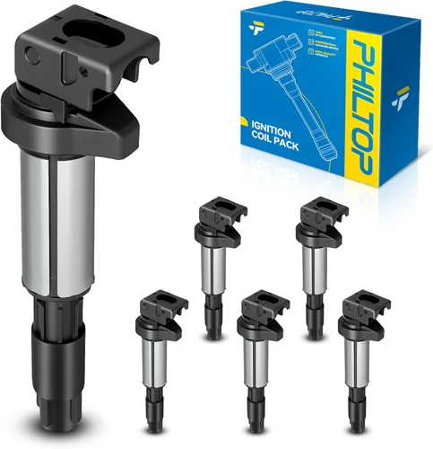 Miniatura 40 de PHILTOP UC12 Paquetes de Bobina de Encendido Compatibles con Chevrolet 1967-1974 Camaro, 1964-1973 Chevelle, Toyota 1991-1992 Pickup 2.4L, 1955-1974