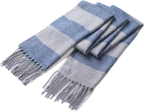 Miniatura 139 de Alpine Swiss Bufanda a cuadros para hombre, ultra suave, chal de invierno, cálido, ligero, para clima frío