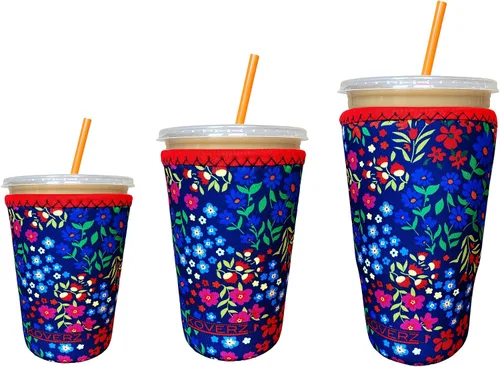 Miniatura 8 de Funda Koverz para café helado, funda aislante de neopreno para taza, se ajusta a una taza de café de 32 Oz., lavable y reutilizable, accesorios