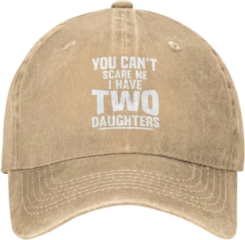 Miniatura 12 de You Can't Scare Me I Have Two Daughters Hat for Women Dad Hats Cute Hat