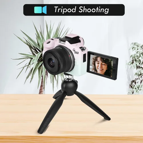 Miniatura 6 de Rieibi EOSR50 EOS R50 Funda, Funda Protectora de Silicona Suave para Cámara Canon EOS R50 EOSR50 Vlogging, Funda Ligera para Cámara EOS R50 Cubierta