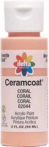 Miniatura 195 de Delta Creative Ceramcoat - Pintura acrílica en varios colores (2 onzas), 2436, carbón