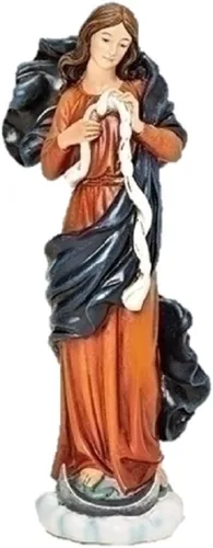 Roman Joseph's Studio Inc. - Figura de Mary Undoer of Knots en base, para colección renacentista a escala de 6 pulgadas, 6.75 pulgadas de alto,