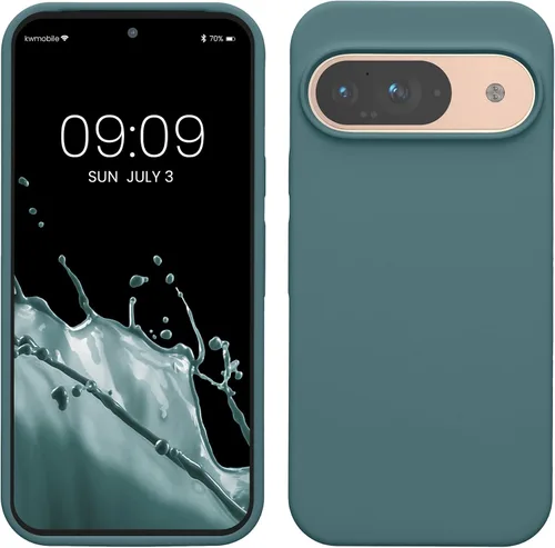 Miniatura 333 de kwmobile Funda Compatible con Google Pixel 6 Pro - Funda de Teléfono de Silicona TPU con Acabado Suave - Azul Caribe