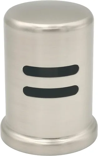 Solo cubierta de brecha de aire para lavavajillas de níquel satinado, con faldón, repuesto de brecha de aire para lavavajillas, latón sólido,