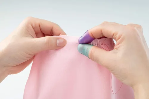 Miniatura 2 de Clover I Sew for Fun - Juego de dedales flexibles, morado y azul 2