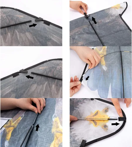 Miniatura 4 de Eagle Kite for Kids and Adults Large Kites Easy to Fly Beginners Single Line String for Beach Trip Park Outdoor Activities