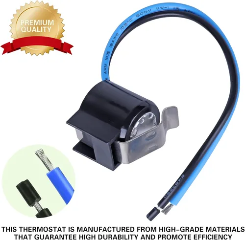 Miniatura 6 de 5303918214 Termostato de descongelación para refrigerador, 2 juegos/paquete de igual calidad, uso exacto para Frigidaire, Electrolux, Kenmore