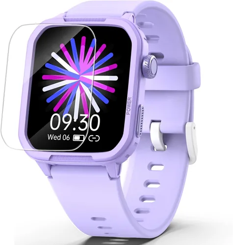 Miniatura 9 de Reloj inteligente para niños y niñas, relojes para niños con 19 modos deportivos, frecuencia cardíaca, monitor de sueño, podómetro, reloj Azul