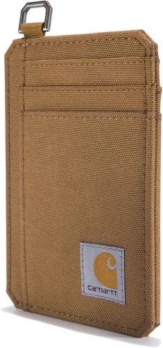 Miniatura 5 de Carhartt Carteras delgadas de nailon con bolsillo frontal para hombre