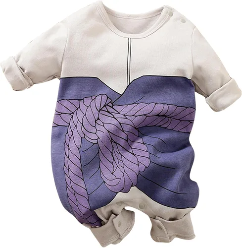 RELABTABY Lindo mameluco de anime para bebé niño y niña, mameluco para Halloween, cosplay, ropa