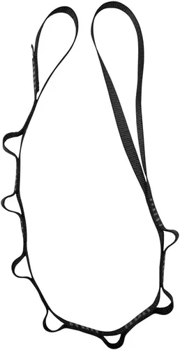Miniatura 8 de Fusion Climb 7-Loop ProChain - Correa de nailon cosido resistente 43 x 0.75 pulgadas - Negro