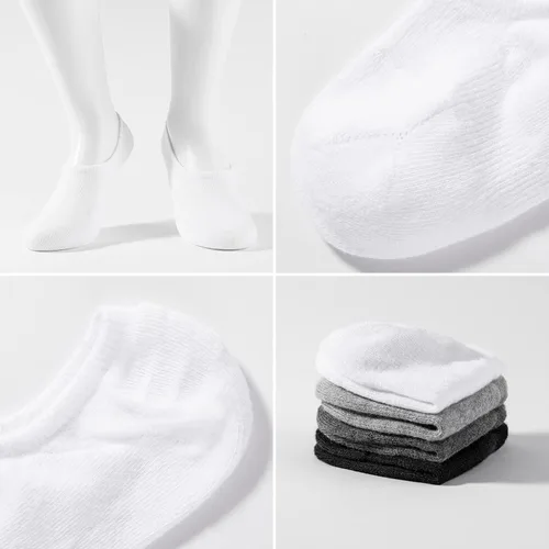 Miniatura 5 de IDEGG Calcetines invisibles para mujeres y hombres, de corte bajo al tobillo, cortos, antideslizantes, atléticos, para correr, novedosos