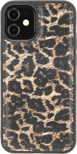 Miniatura 60 de Venito Lucca - Funda de piel compatible con Samsung Galaxy Note 10 (6,3 pulgadas), extra segura, con cubierta trasera acolchada, cocodrilo negro