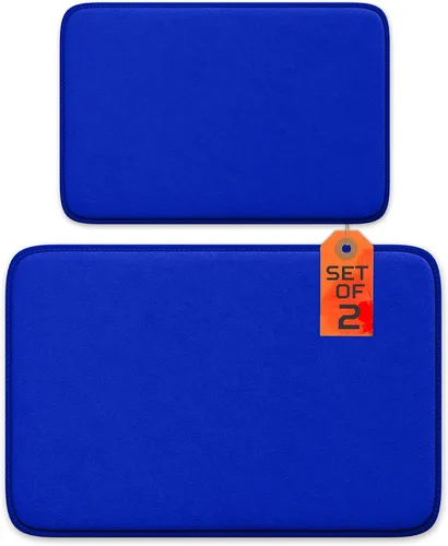 Miniatura 47 de Alfombra de baño de lujo – 1 pieza de alfombrilla de baño de espuma viscoelástica, antideslizante y ultrasuave, altamente absorbente, fácil