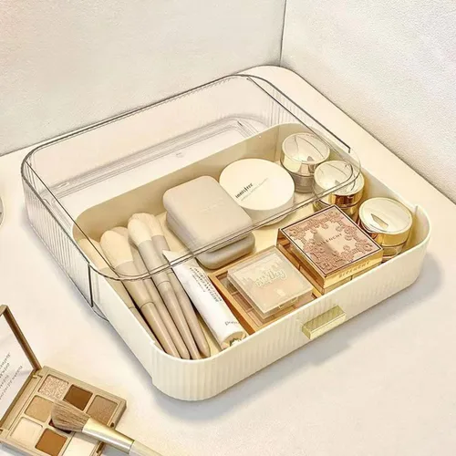 Miniatura 12 de Organizador de maquillaje con cajones apilables, organizadores y almacenamiento para tocador de baño, ideal para escritorios y cómodas, excelente