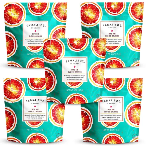 Miniatura 39 de Tamalitoz - Mango para masticar labios, caramelo duro mexicano de mango picante relleno de chile, lima y sal marina, caramelo de fruta hecho a mano