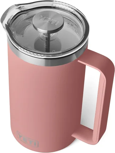 Miniatura 10 de YETI Rambler - Cafetera de prensa francesa de 34 onzas, color rojo rescate