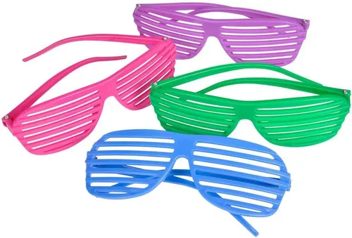 Miniatura 2 de Fun Express Persianas obturadoras (1 docena) Accesorios de ropa, gafas, gafas novedosas