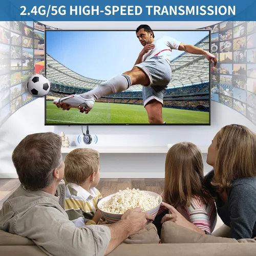 Miniatura 11 de TPUFO Adaptador inalámbrico HDMI para pantalla Dongle, transmisor inalámbrico, transmisión de vídeo/audio/archivo, extensor inalámbrico HDMI