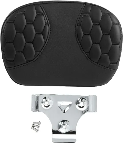 Miniatura 32 de Asiento de conductor, pasajero y piloto - SLMOTO Asiento de motocicleta de una pieza para 2 personas, compatible con Harley Touring Road King CVO