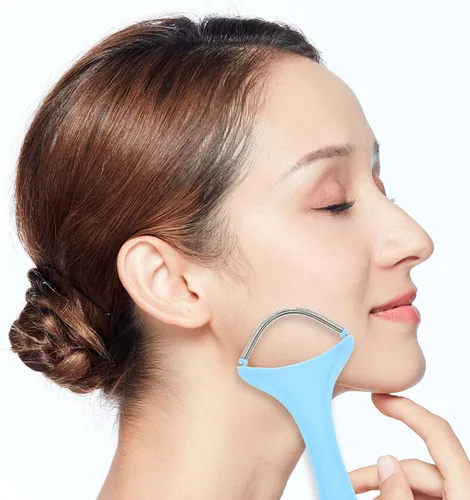 Miniatura 7 de Eliminador de vello facial Spring Face Dispositivo de eliminación de rodillos de pelo Herramienta de eliminación de cara Depiladora facial