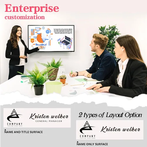Miniatura 2 de Placa de nombre de oficina personalizada para escritorio, placa de nombre de escritorio, regalos personalizados para compañeros de trabajo, jefe