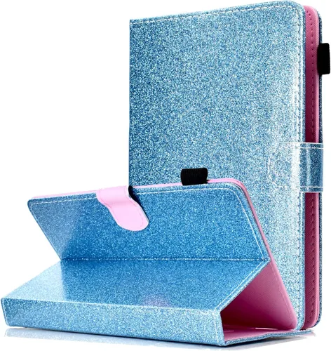 Miniatura 23 de Funda universal para tablet de 9.5 a 10.5 pulgadas, con soporte para lápiz capacitivo y ranuras para tarjetas de crédito para iPad de 9.7 pulgadas