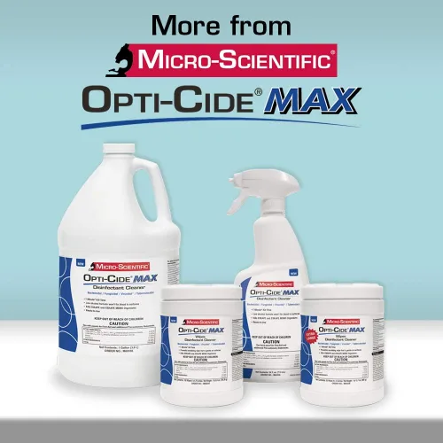 Miniatura 8 de Micro-Scientific Opti-Cide3 Paños desinfectantes, para limpiar superficies, para el cuidado de la salud.